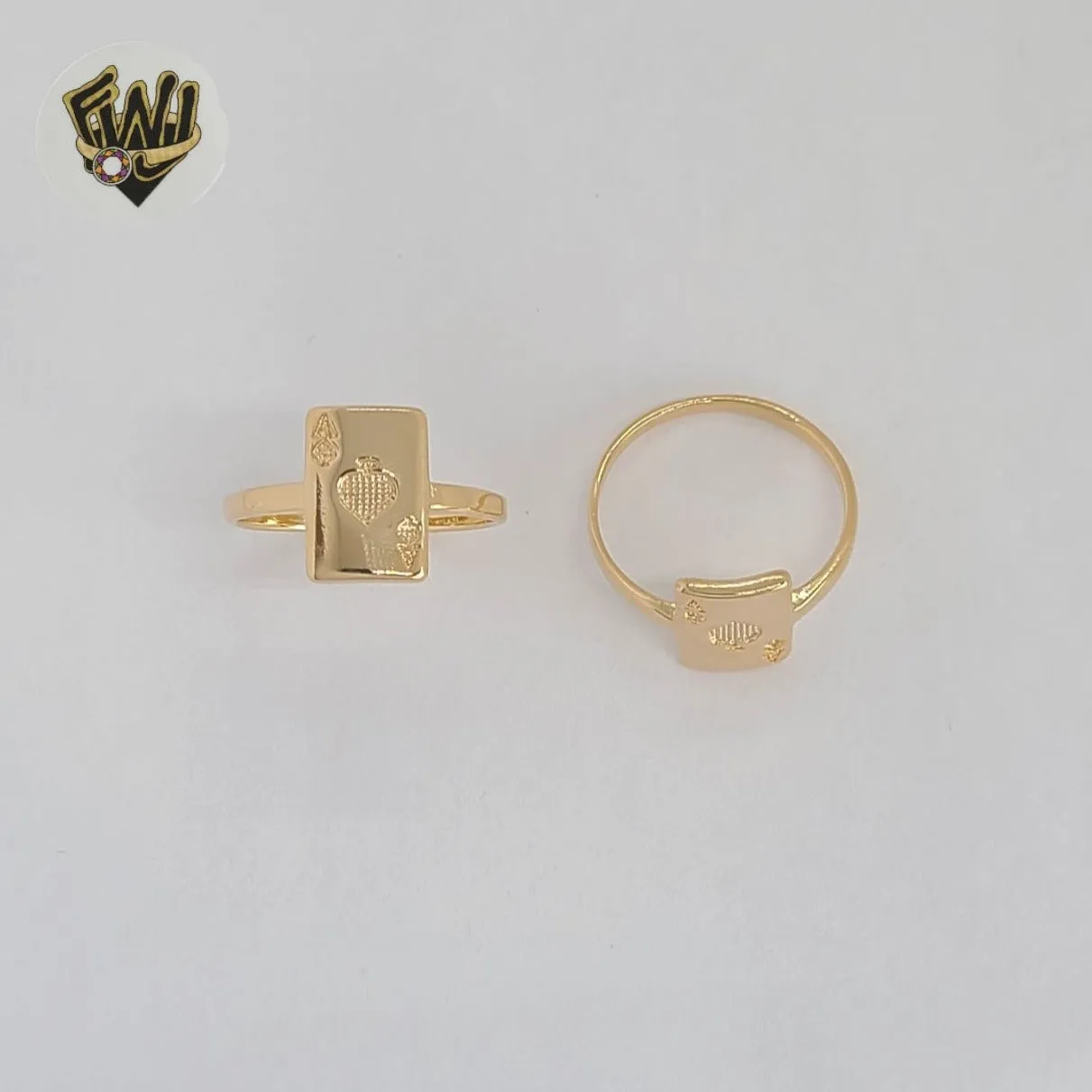 (1-3060-1) Gold Laminate - Card Ring - BGF