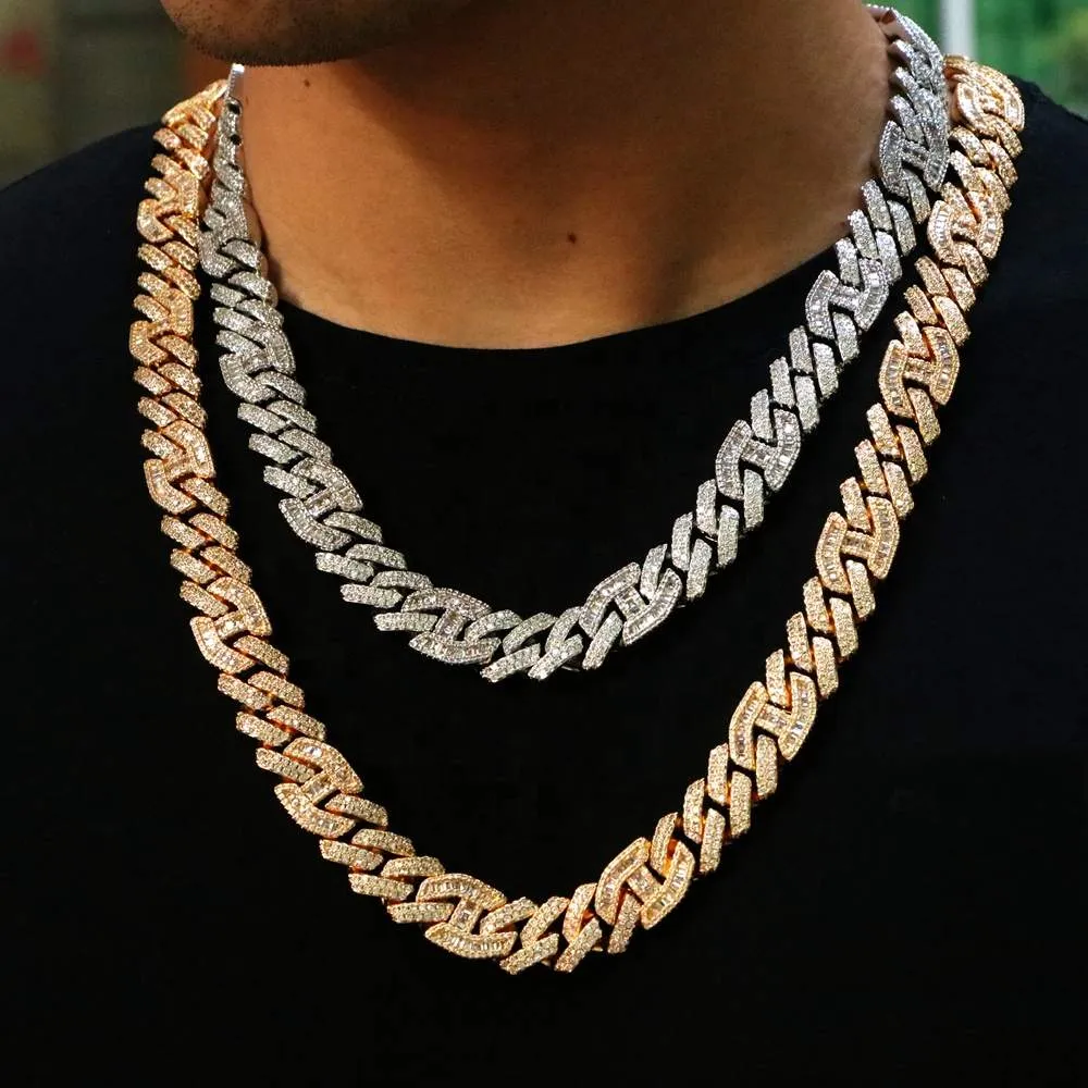 15mm Iced Out Cuban Chain