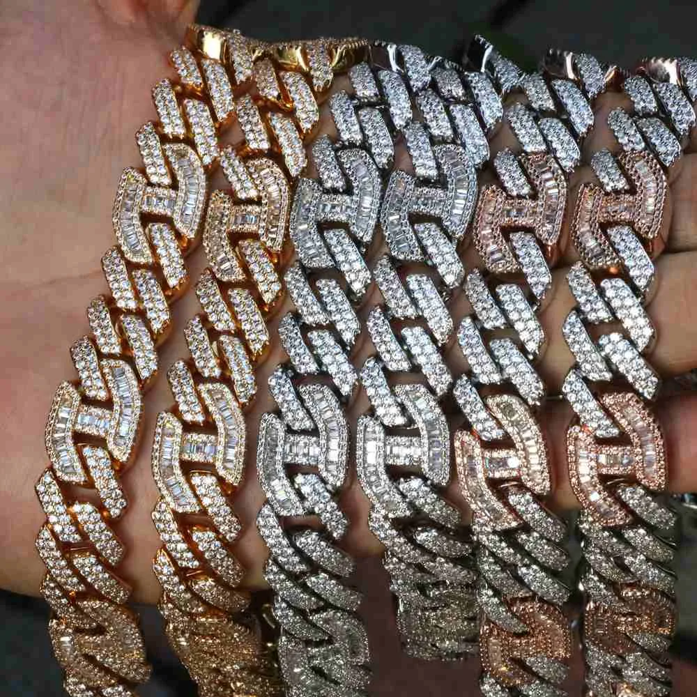 15mm Iced Out Cuban Chain