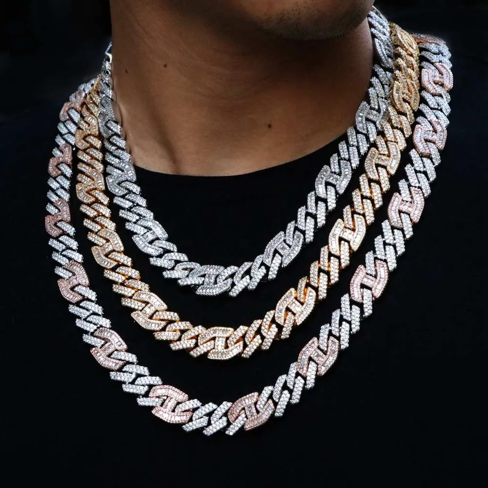 15mm Iced Out Cuban Chain