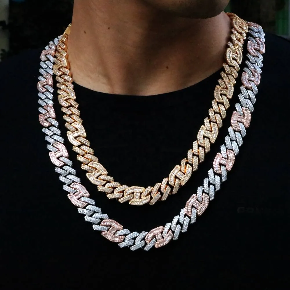 15mm Iced Out Cuban Chain