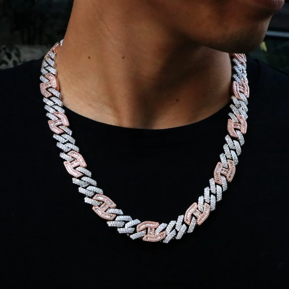 15mm Iced Out Cuban Chain