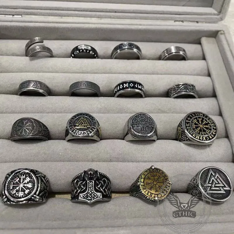 16 Viking Rings Set