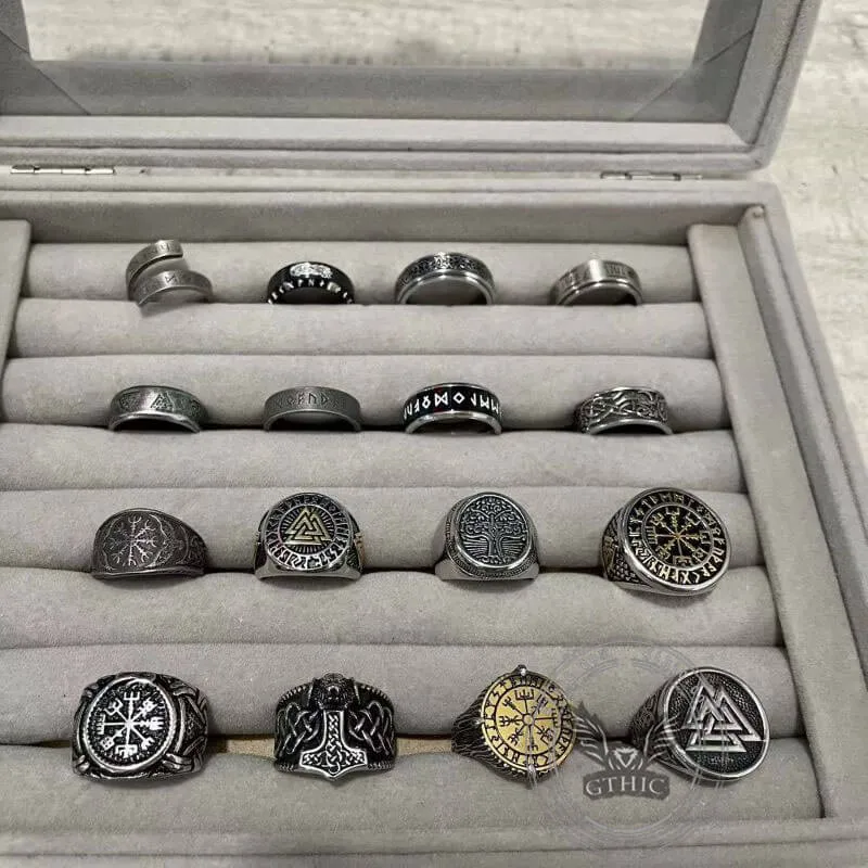 16 Viking Rings Set