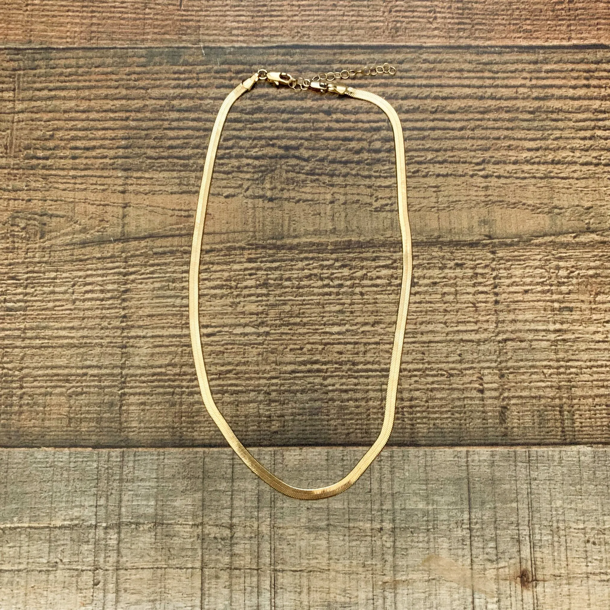 18K Gold Plated Choker Necklace