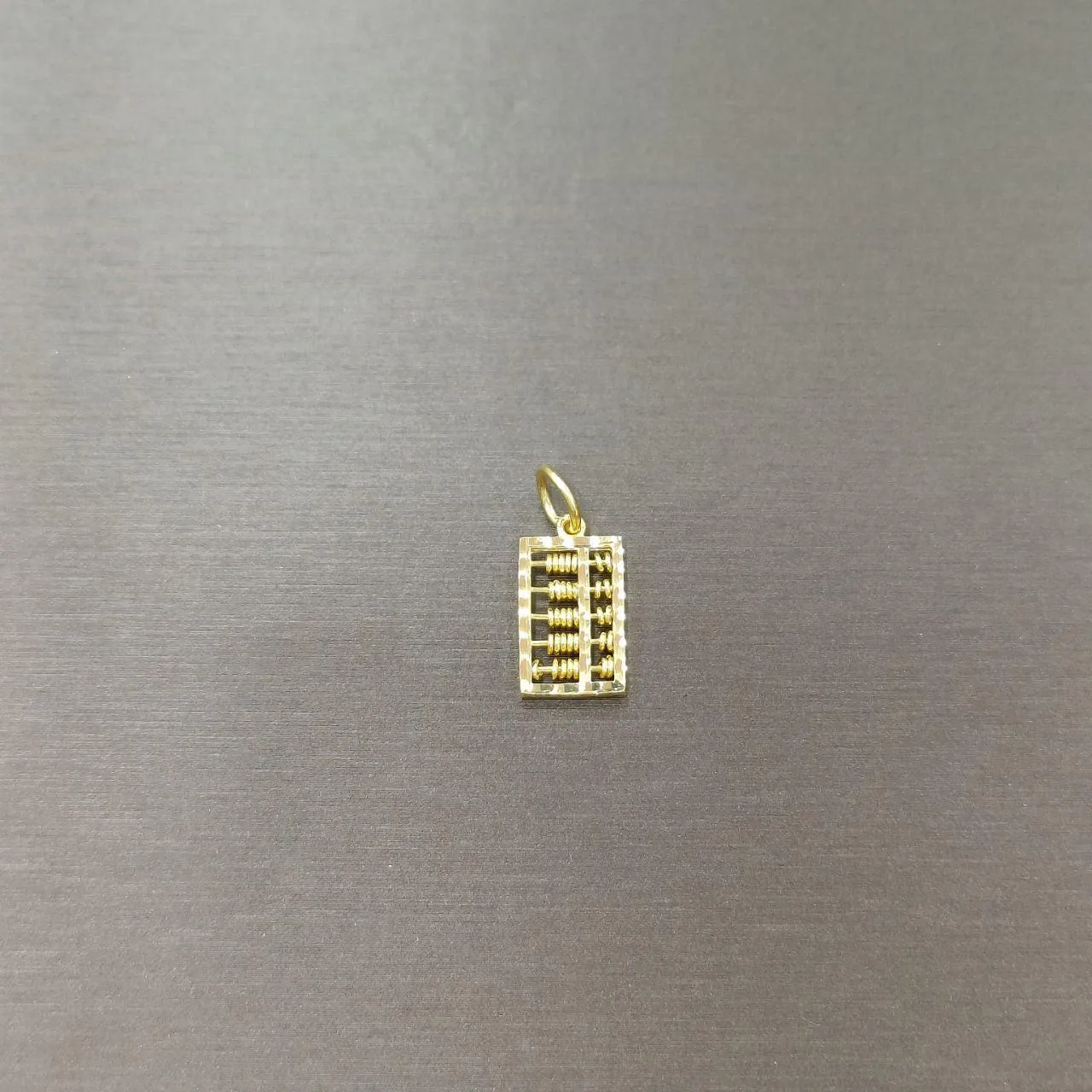 22k / 916 Gold Rectangle abacus pendant