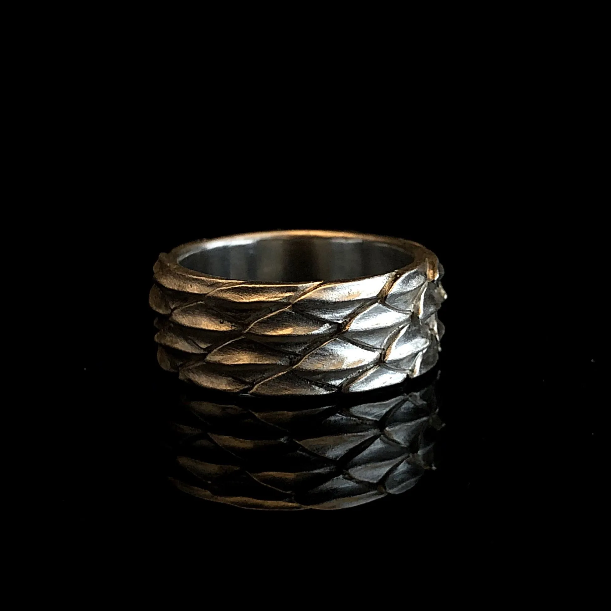 925 Dragon Scale Ring