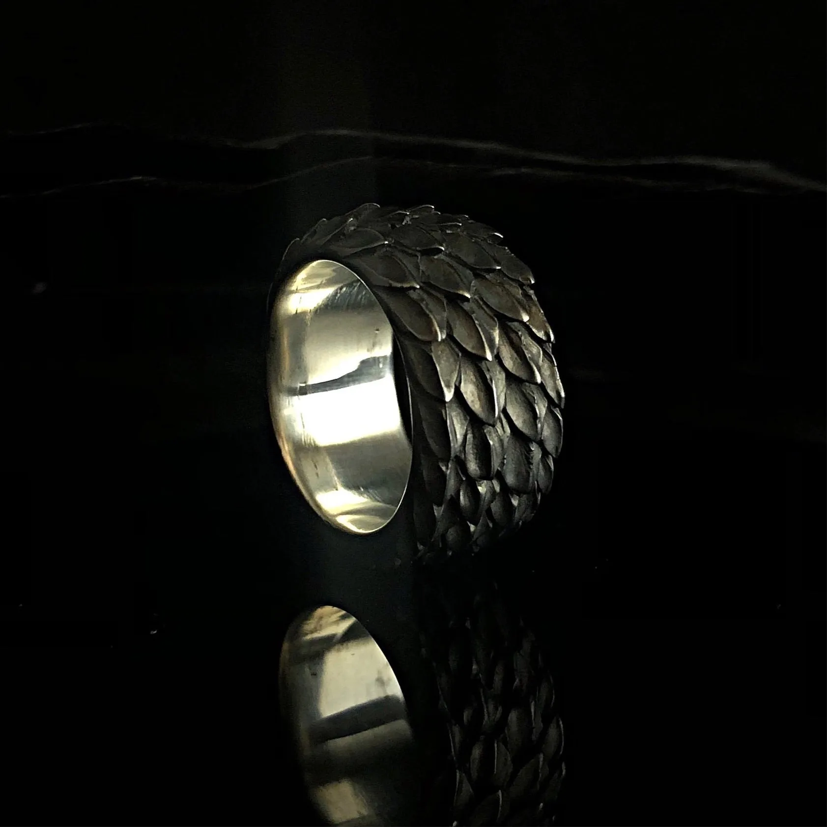 925 Dragon Scale Ring