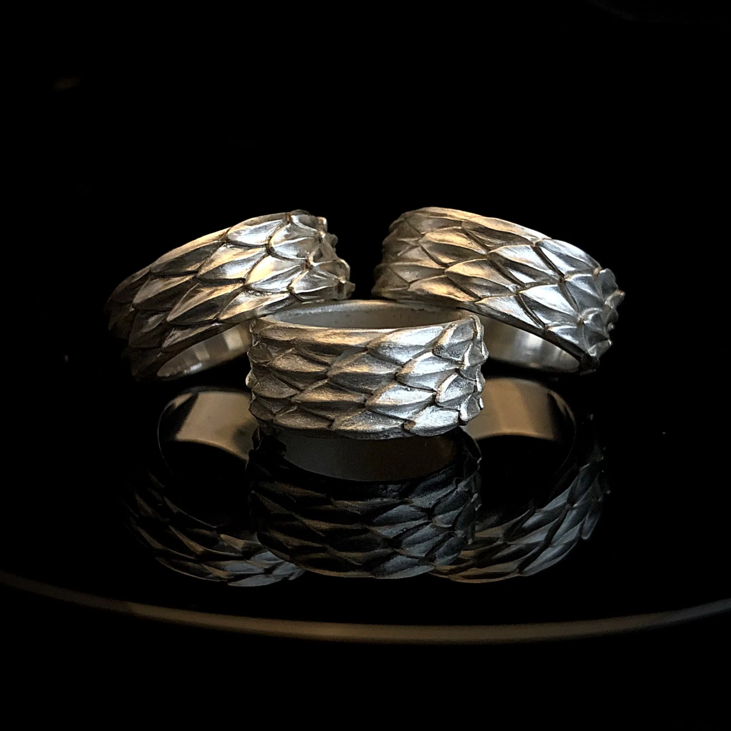 925 Dragon Scale Ring