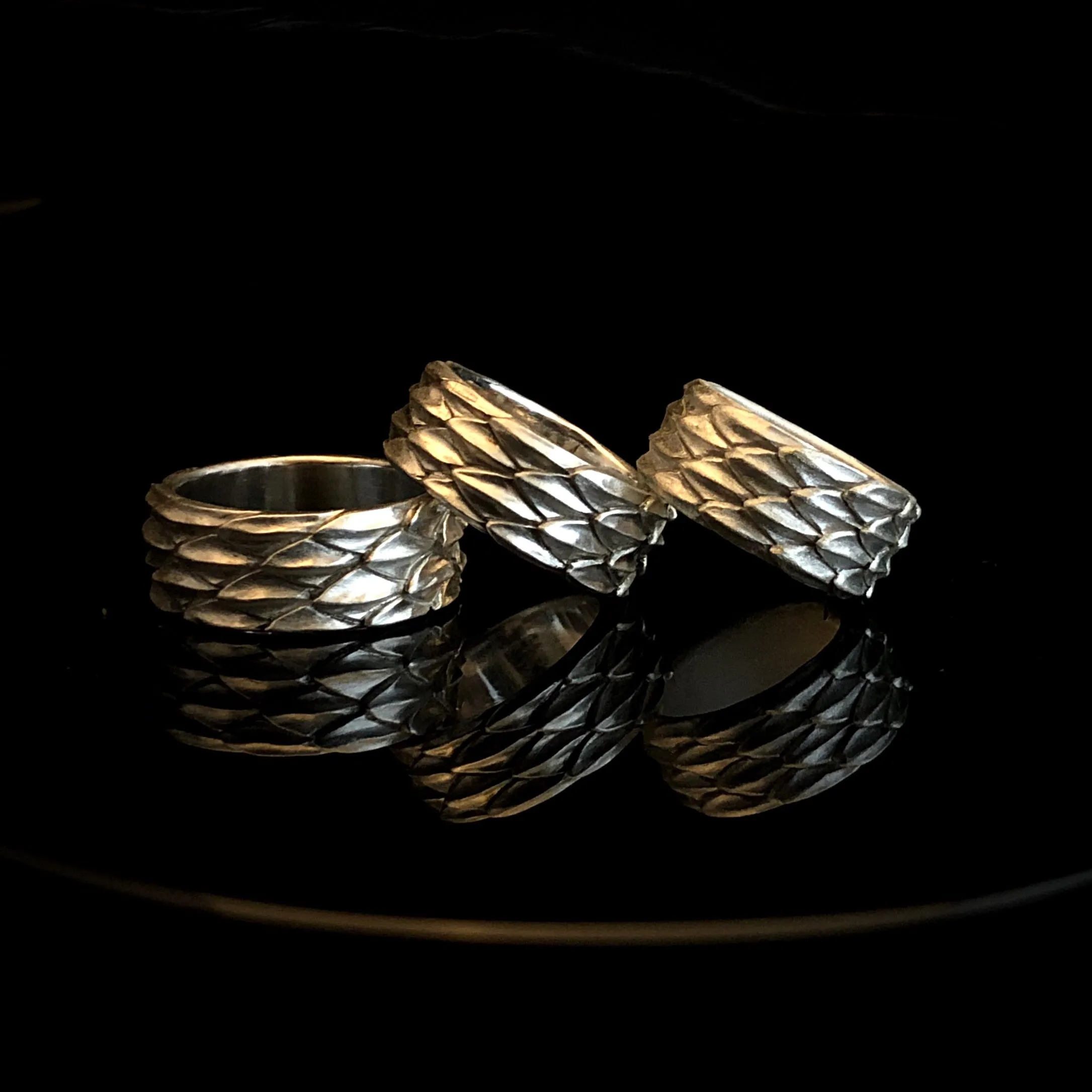 925 Dragon Scale Ring