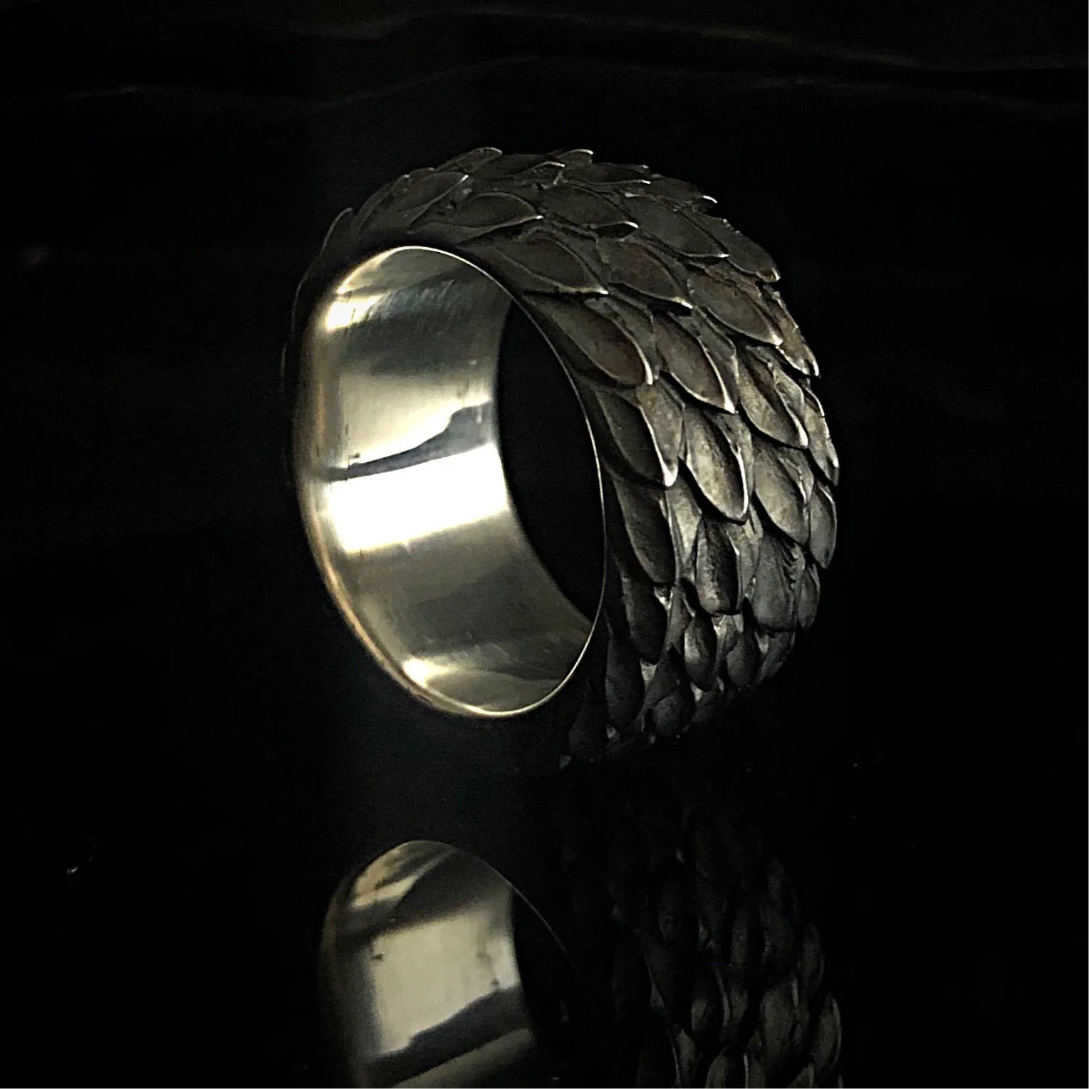 925 Dragon Scale Ring