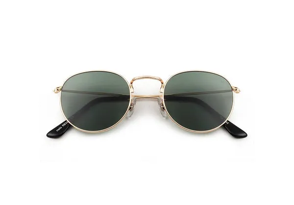 A Kjaerbede Hello Sunglasses - Gold / Green