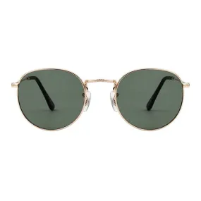 A Kjaerbede Hello Sunglasses - Gold / Green