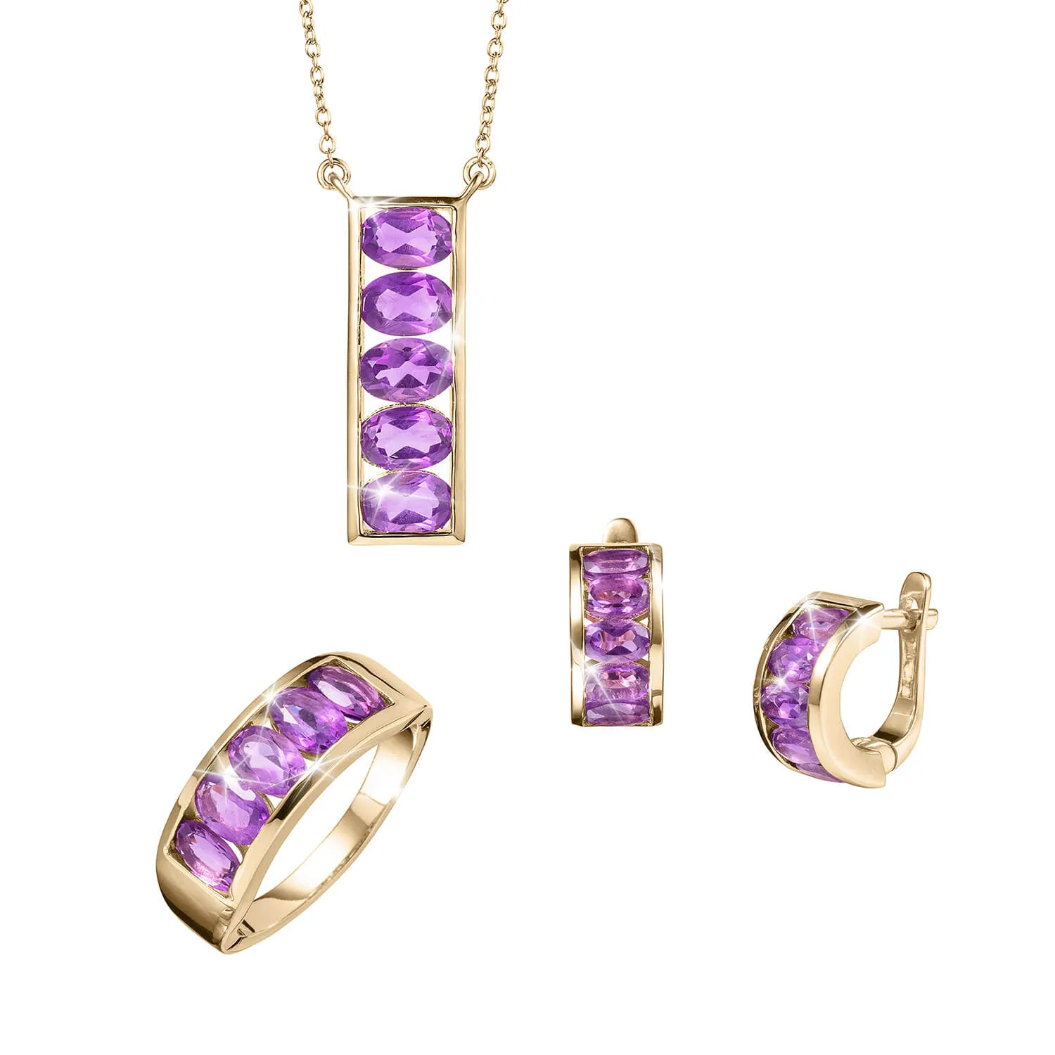 Amethyst Rainstorm Collection