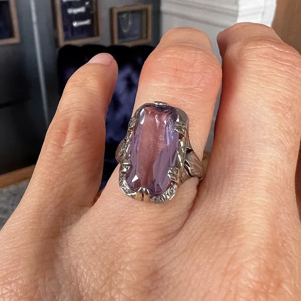 Art Deco Amethyst Ring