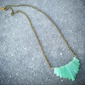 Aventurine Chain Necklace *Final Sale*