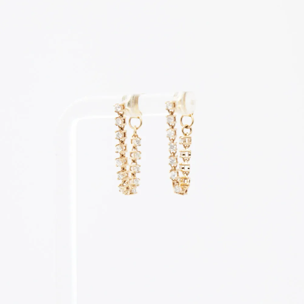 Ballier Diamond Drop Studs