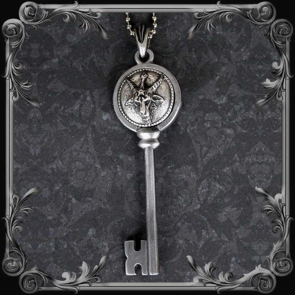 Baphomet Key Pendant