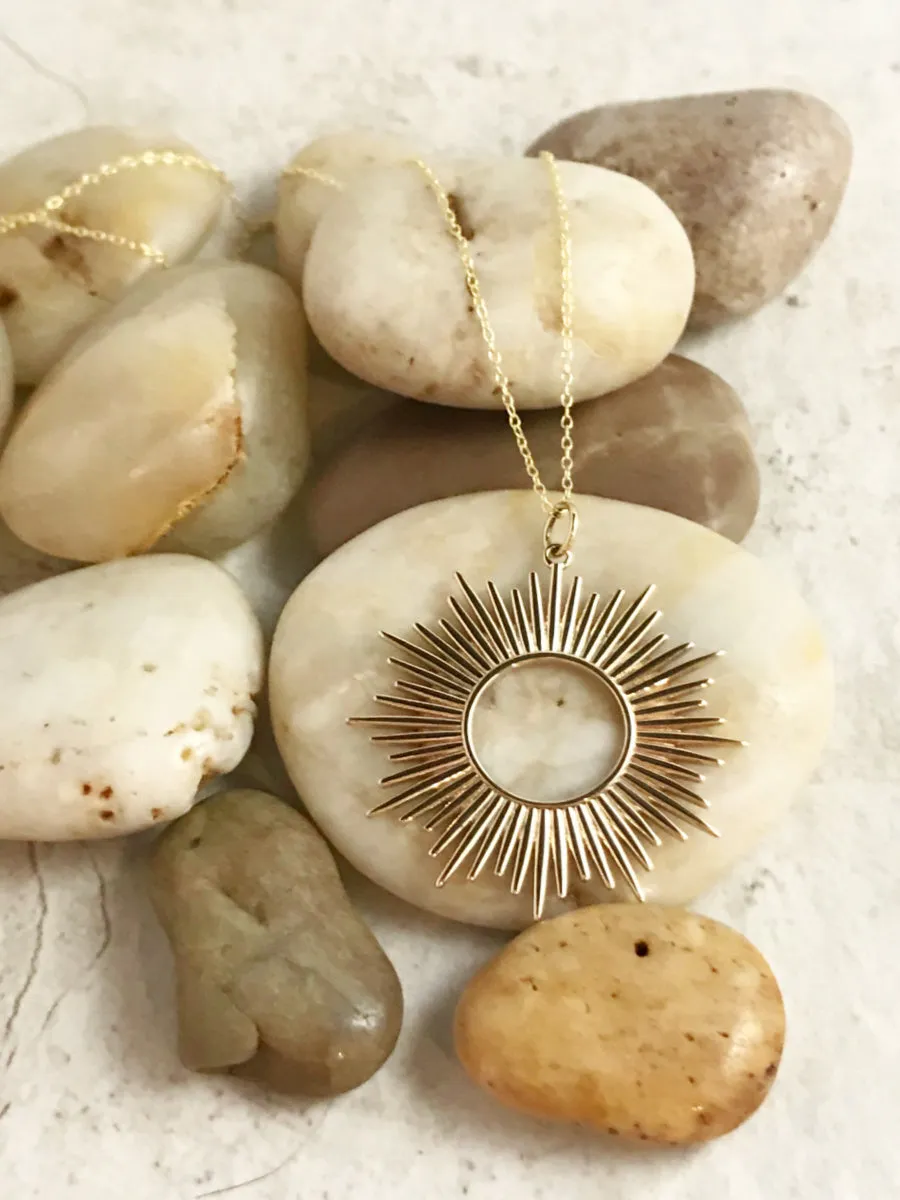 Blazing Sun Necklace