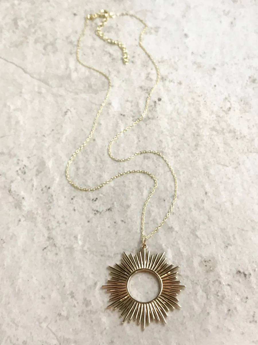 Blazing Sun Necklace