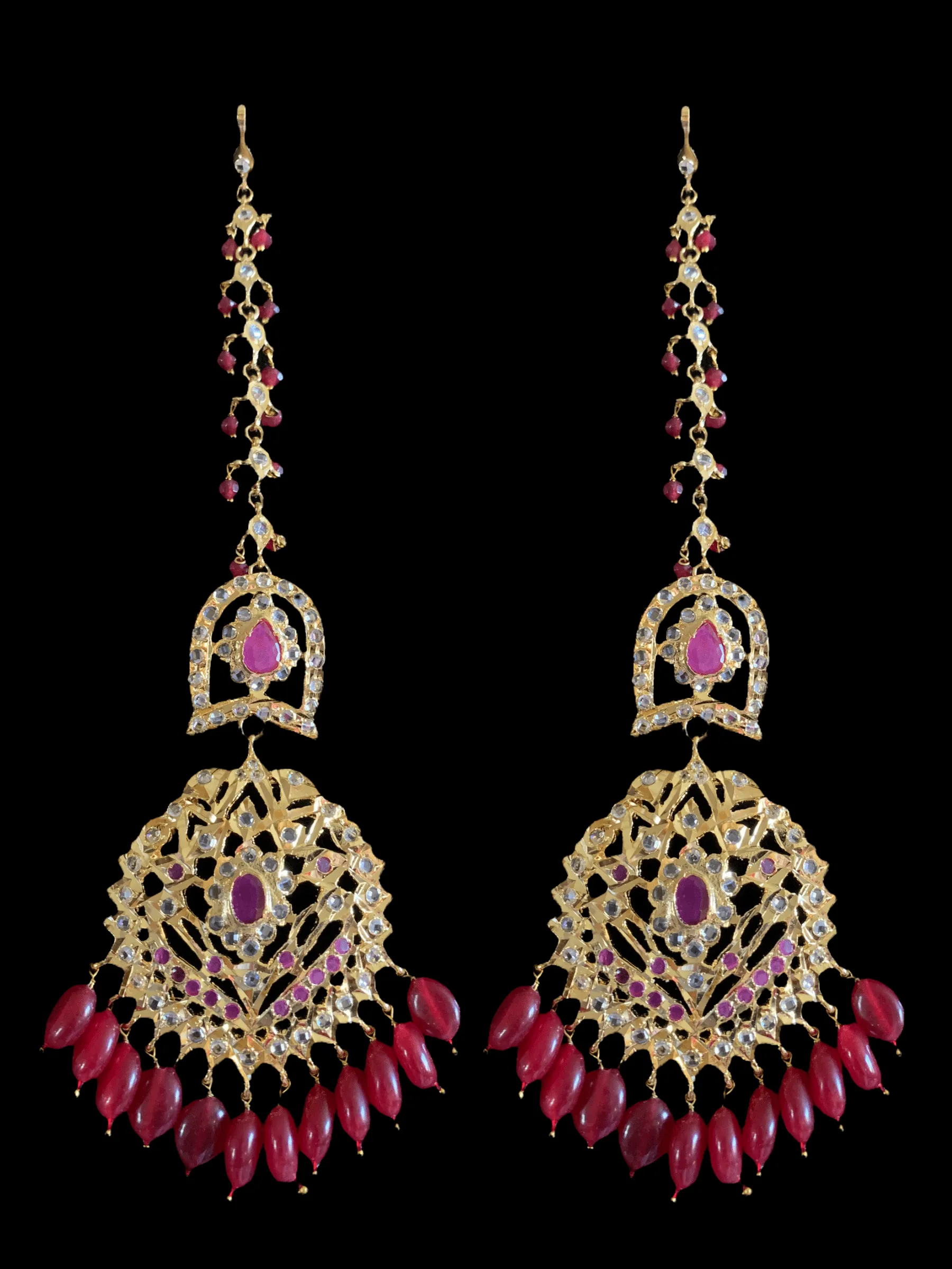 BR20 Gehna bridal set (Ruby ) (READY TO SHIP)