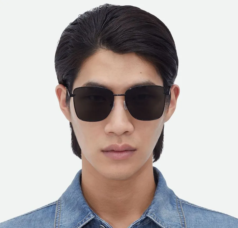 BV 1237S Sunglasses, Black/Grey