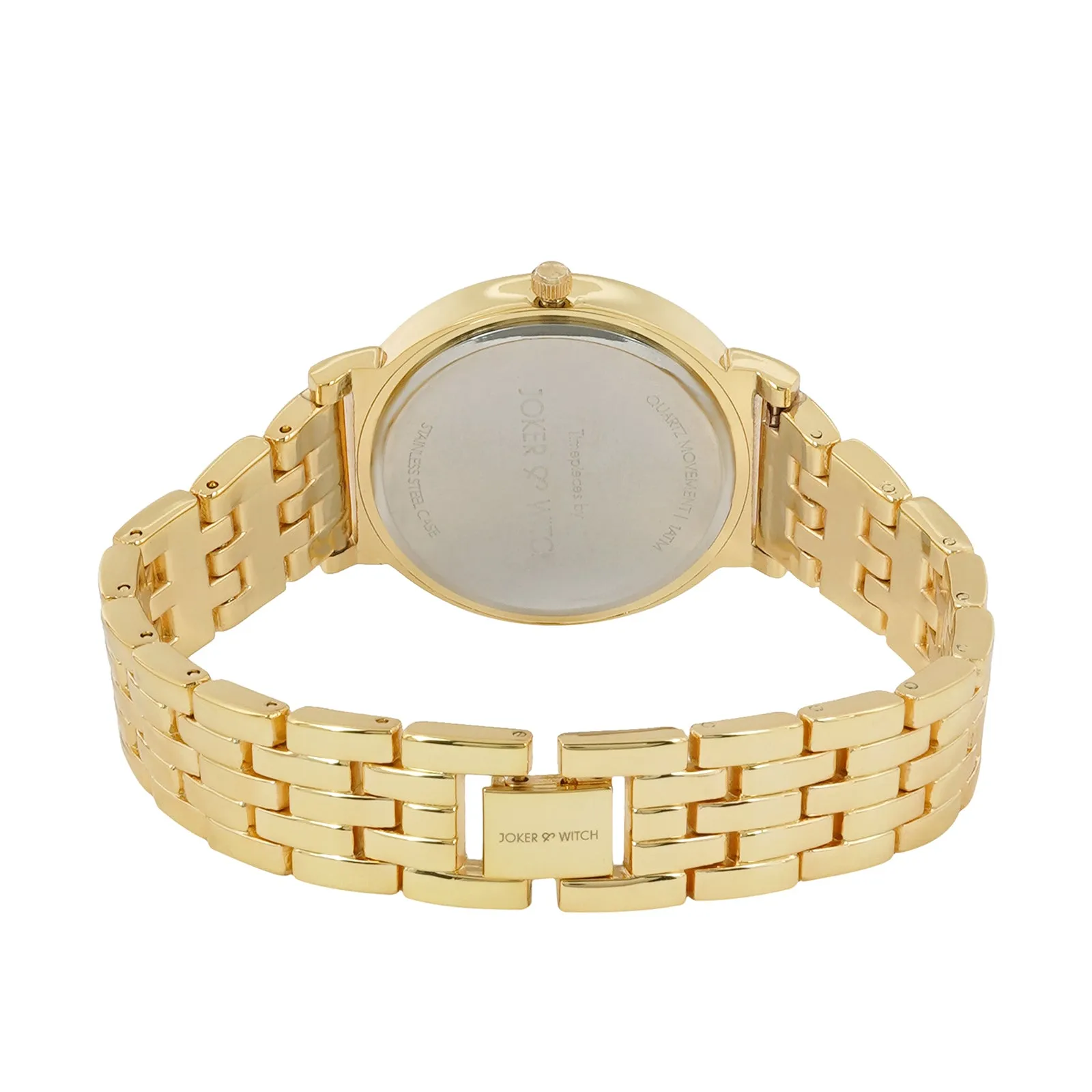 Caddie Gold Watch Bracelet Stack