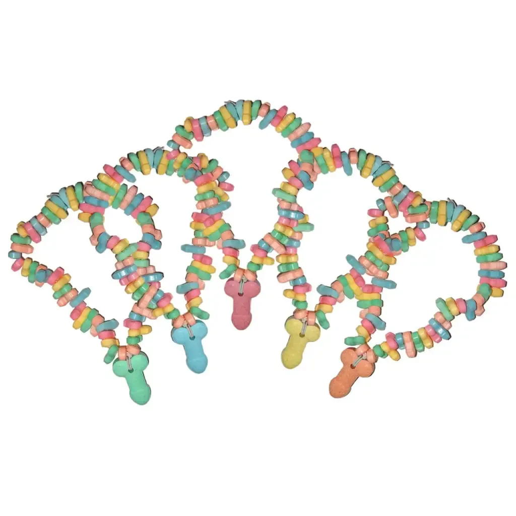 Candy Penis Necklace Display 24pc