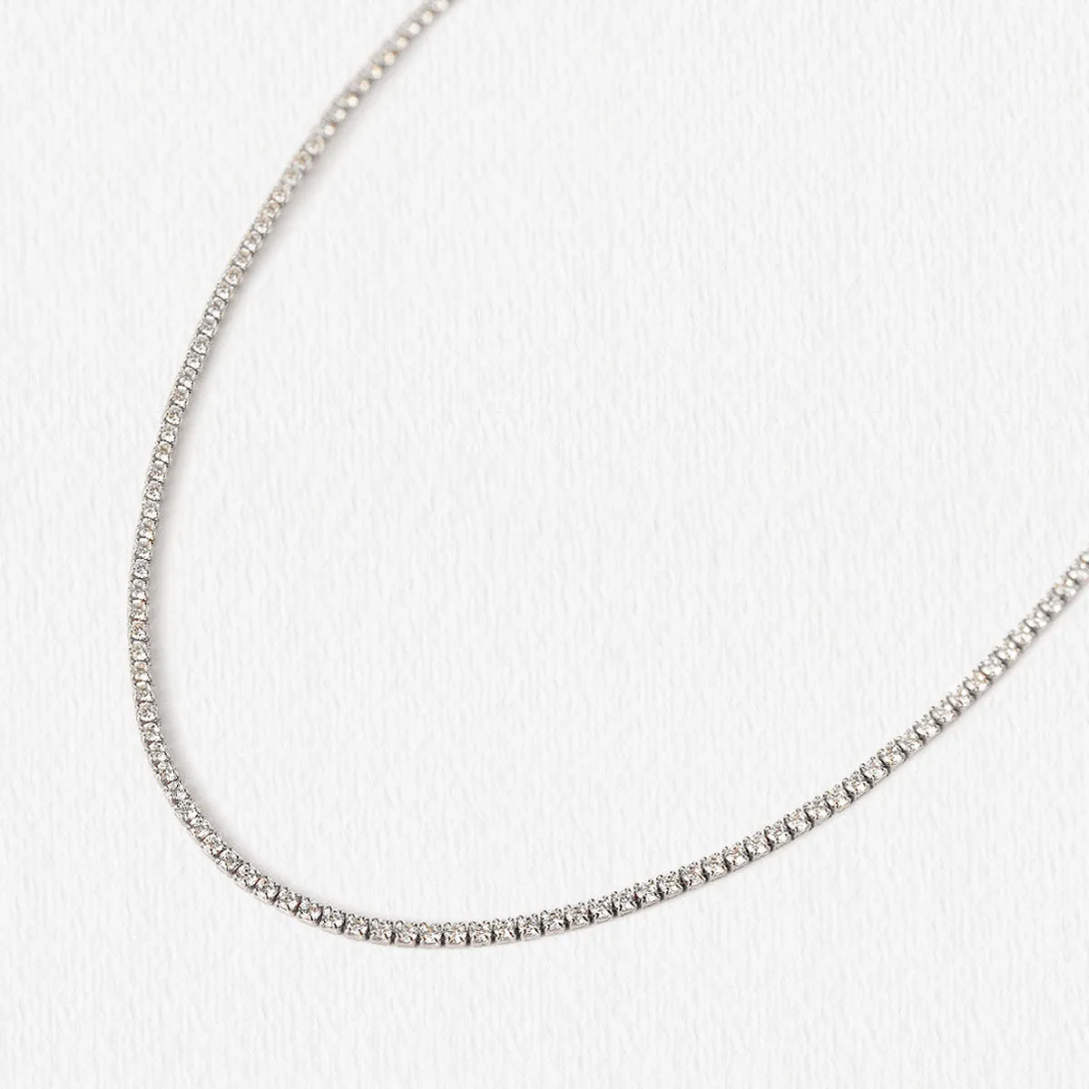 Dainty Crystal Line Choker