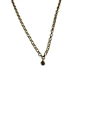 Diamond Drop Necklace