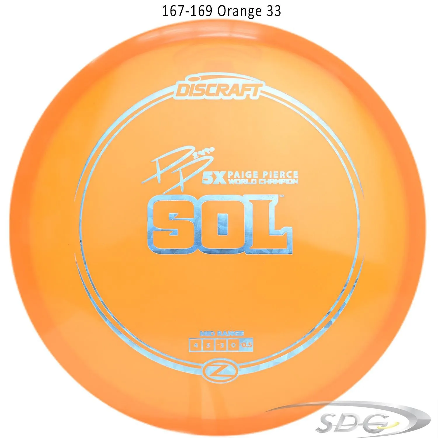 Discraft Z Line Sol Paige Pierce Signature Disc Golf Mid-Range