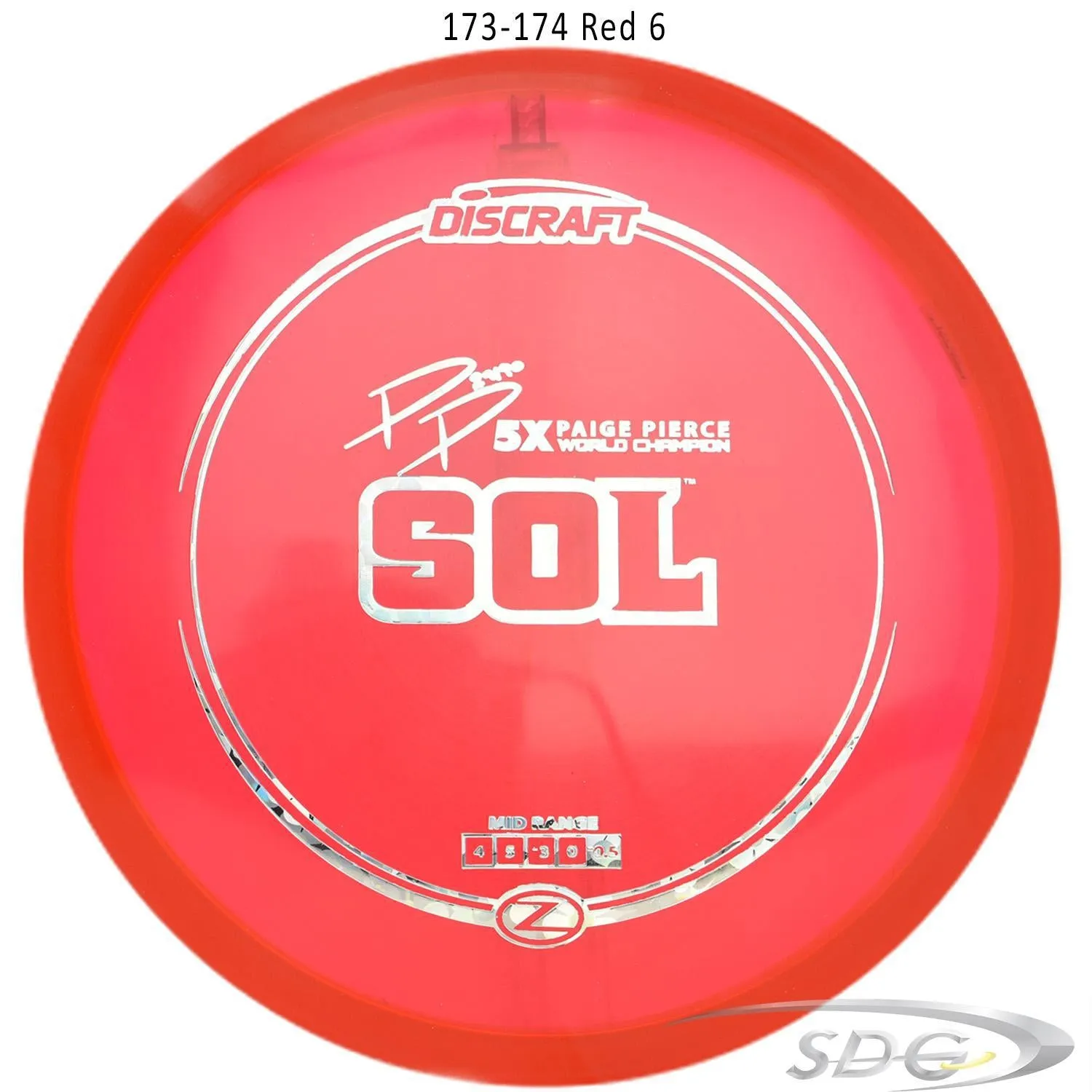 Discraft Z Line Sol Paige Pierce Signature Disc Golf Mid-Range