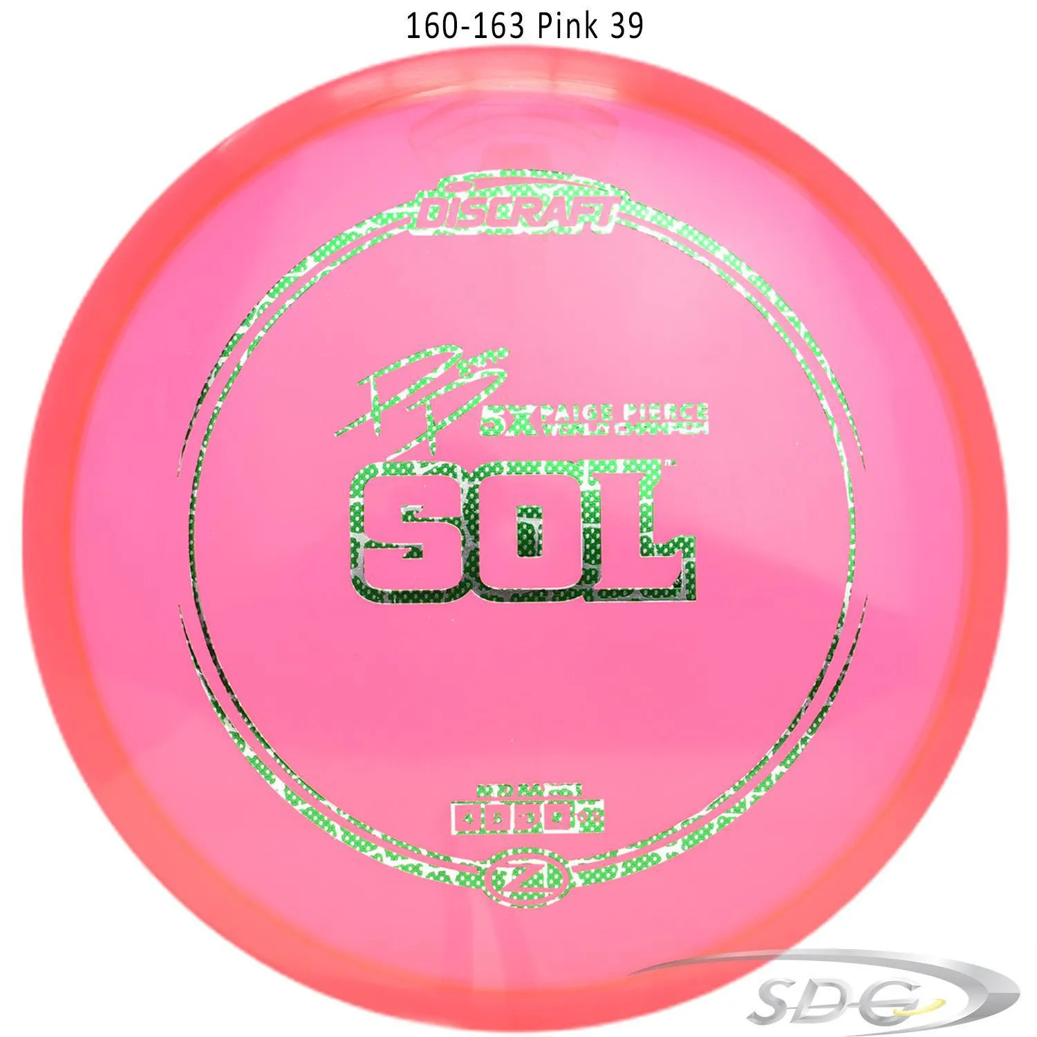 Discraft Z Line Sol Paige Pierce Signature Disc Golf Mid-Range