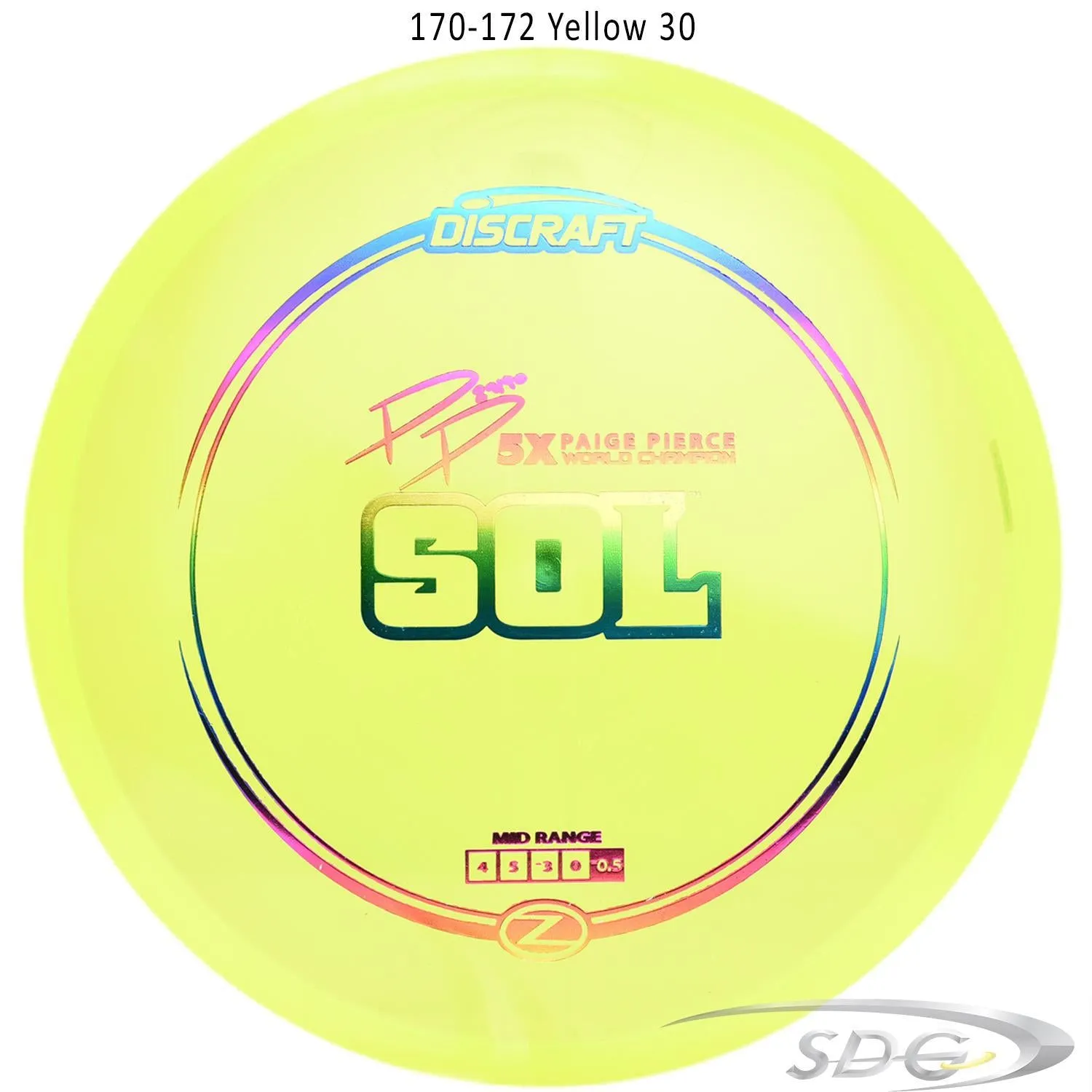 Discraft Z Line Sol Paige Pierce Signature Disc Golf Mid-Range