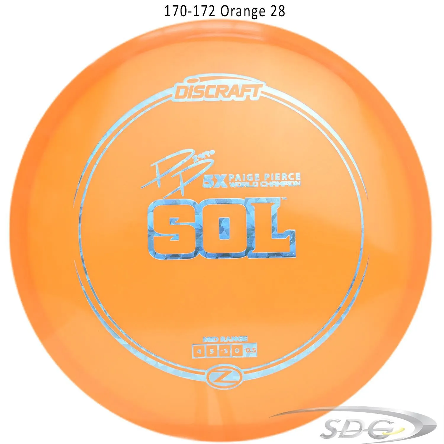 Discraft Z Line Sol Paige Pierce Signature Disc Golf Mid-Range