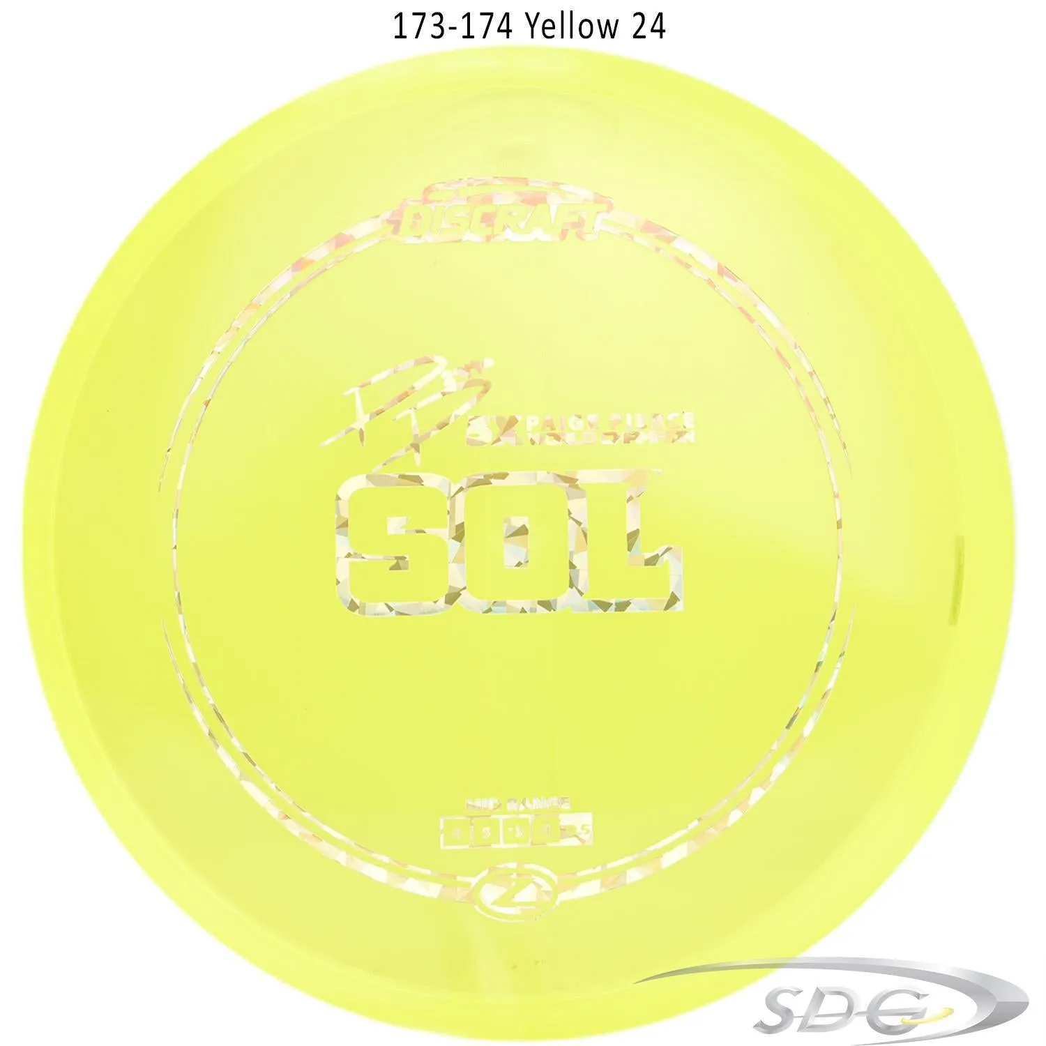 Discraft Z Line Sol Paige Pierce Signature Disc Golf Mid-Range