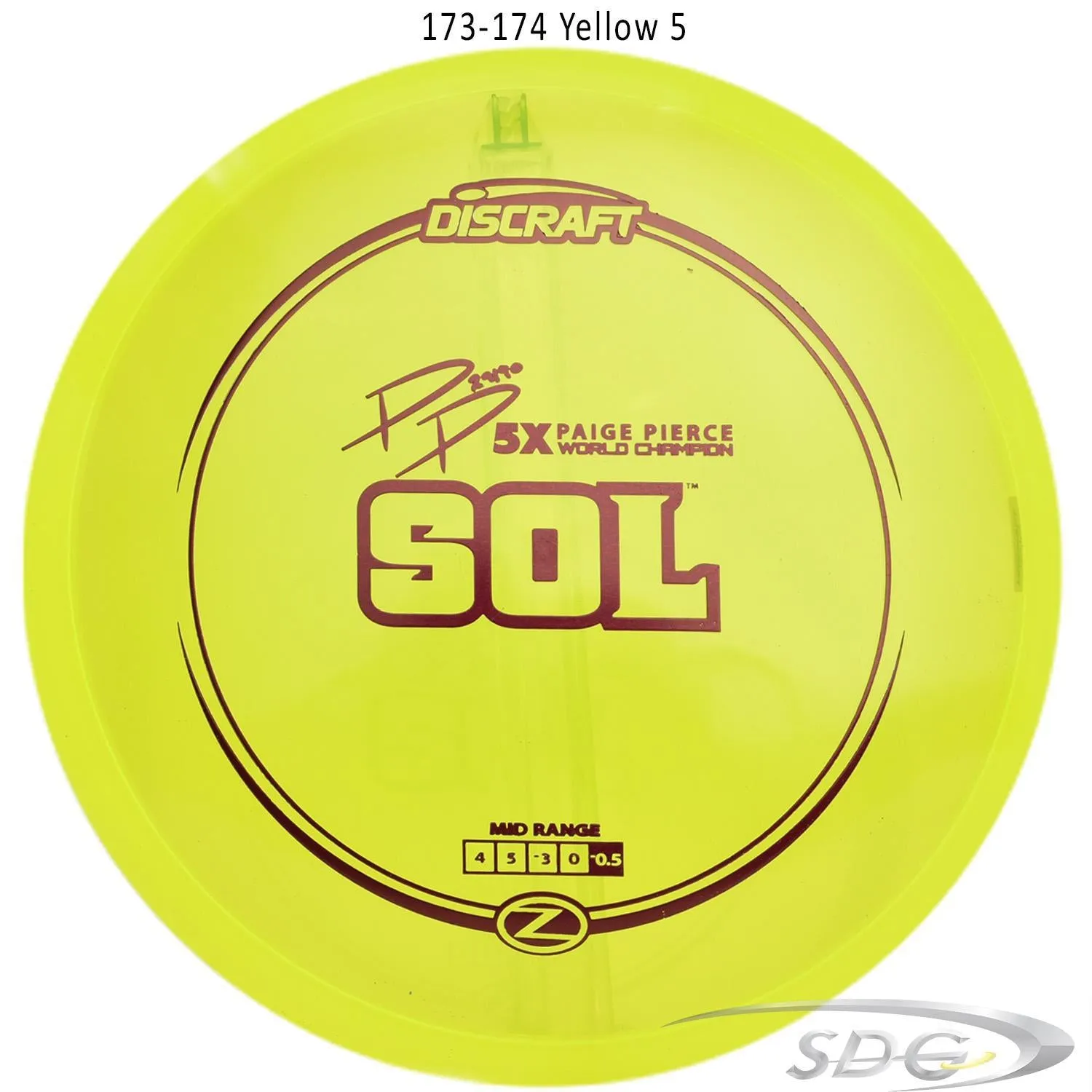 Discraft Z Line Sol Paige Pierce Signature Disc Golf Mid-Range