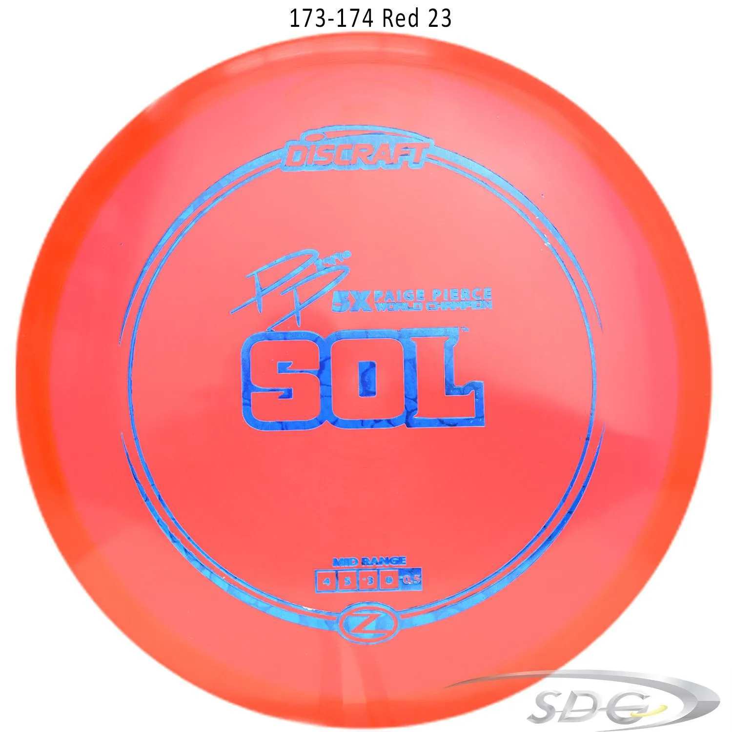 Discraft Z Line Sol Paige Pierce Signature Disc Golf Mid-Range