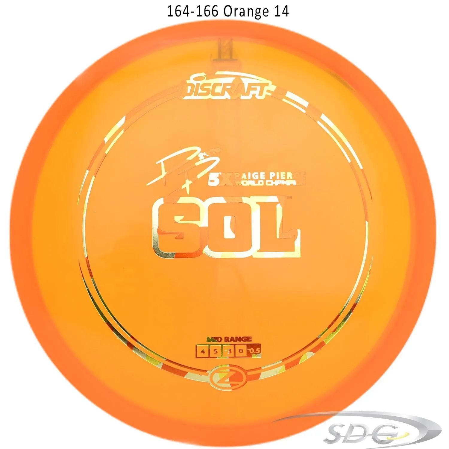 Discraft Z Line Sol Paige Pierce Signature Disc Golf Mid-Range