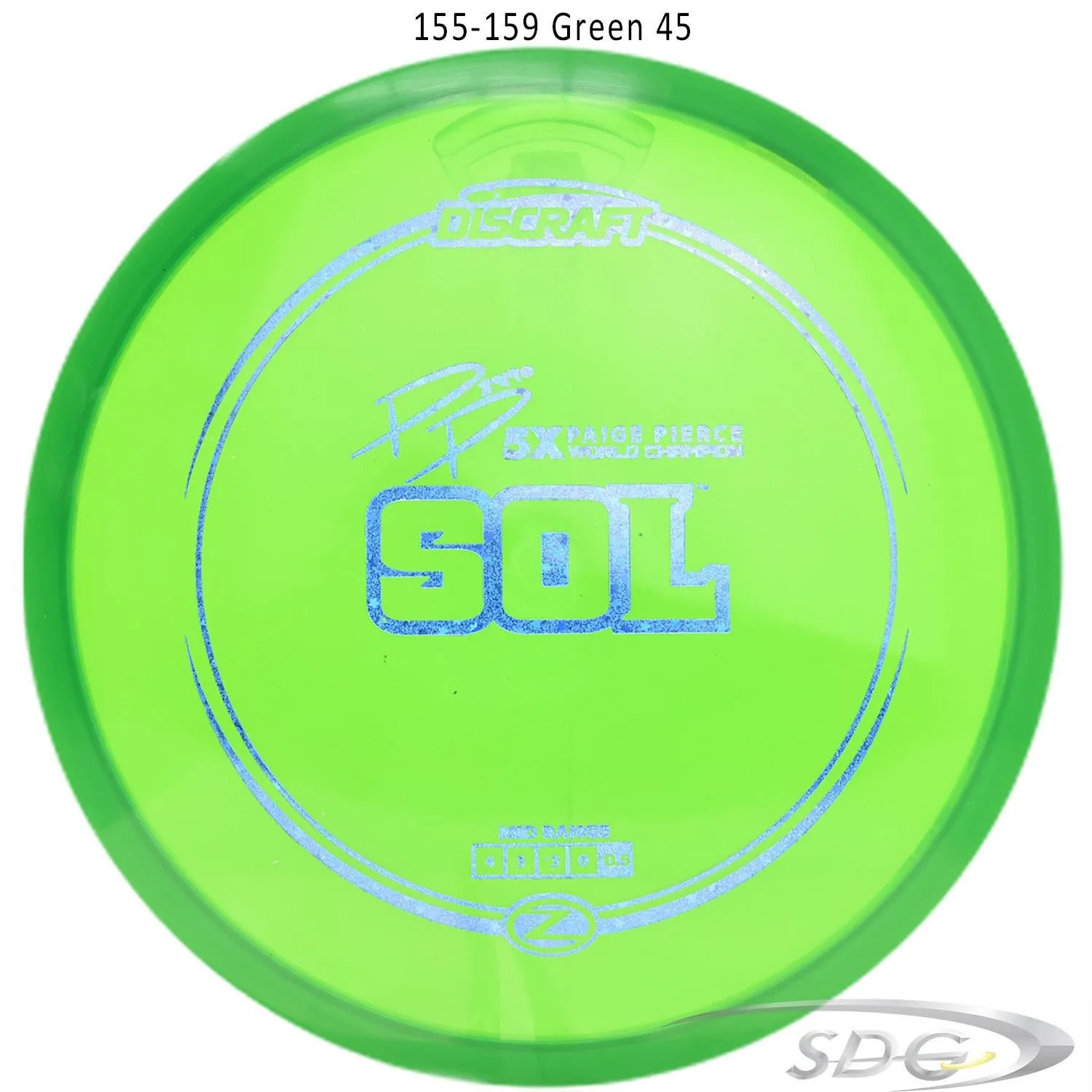 Discraft Z Line Sol Paige Pierce Signature Disc Golf Mid-Range