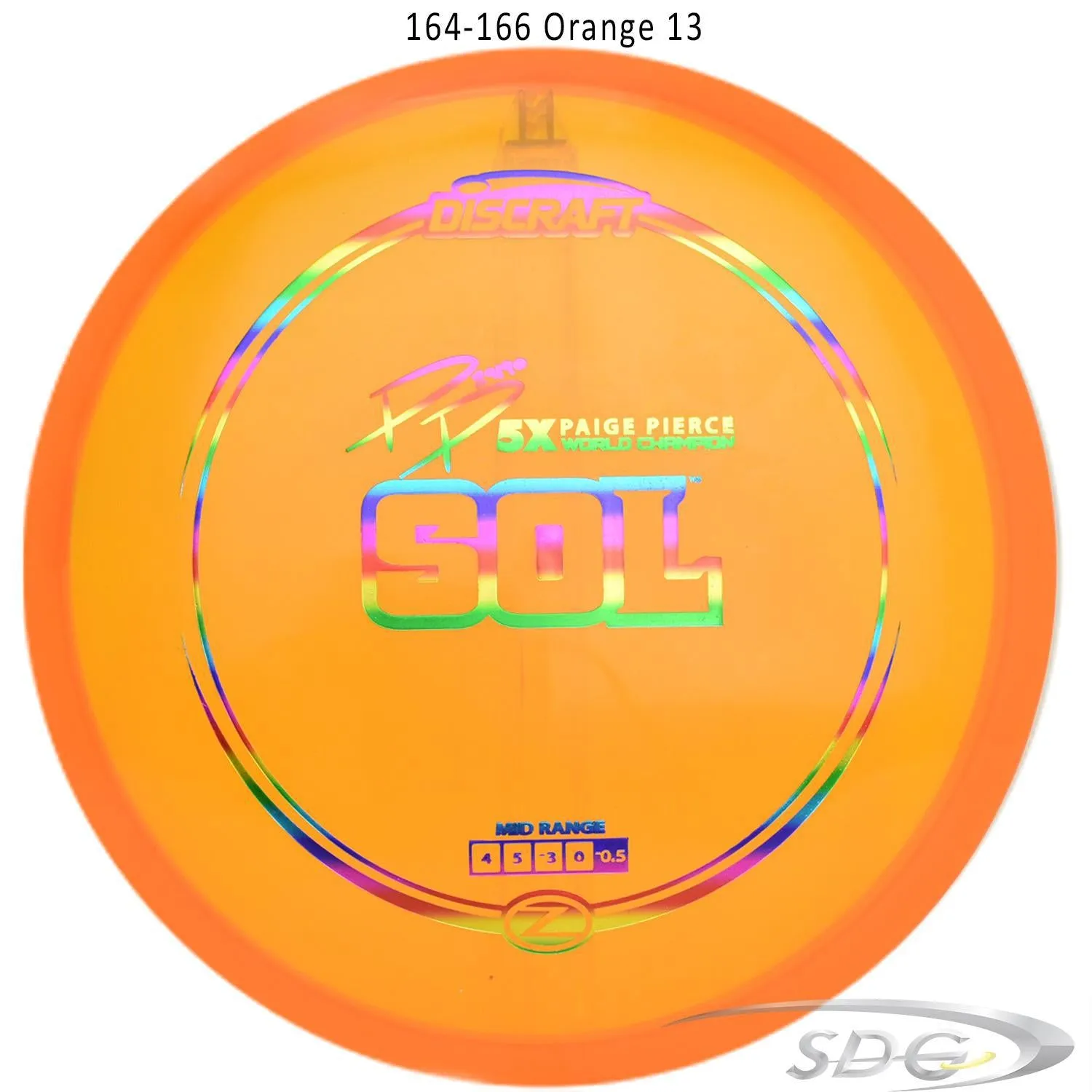 Discraft Z Line Sol Paige Pierce Signature Disc Golf Mid-Range