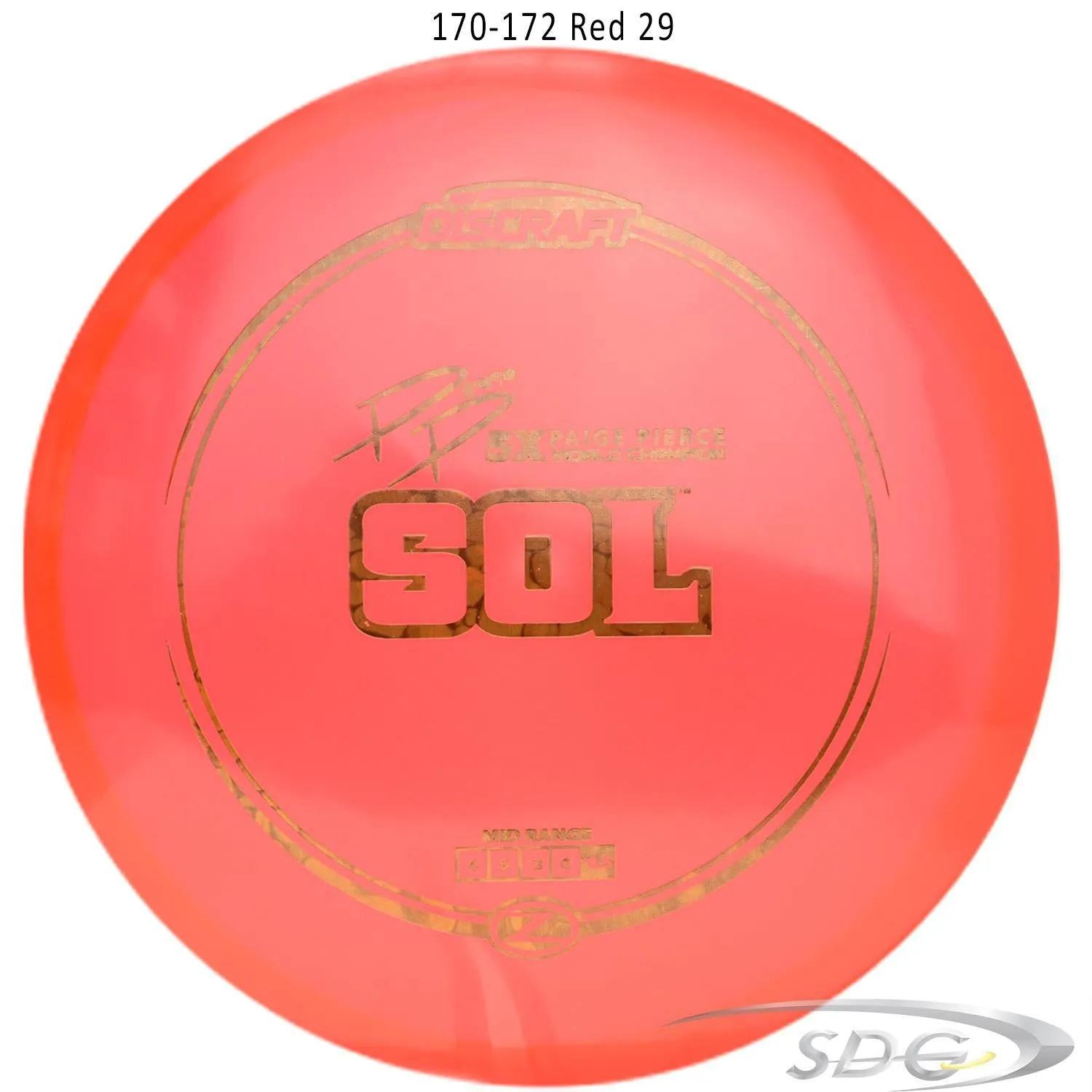 Discraft Z Line Sol Paige Pierce Signature Disc Golf Mid-Range