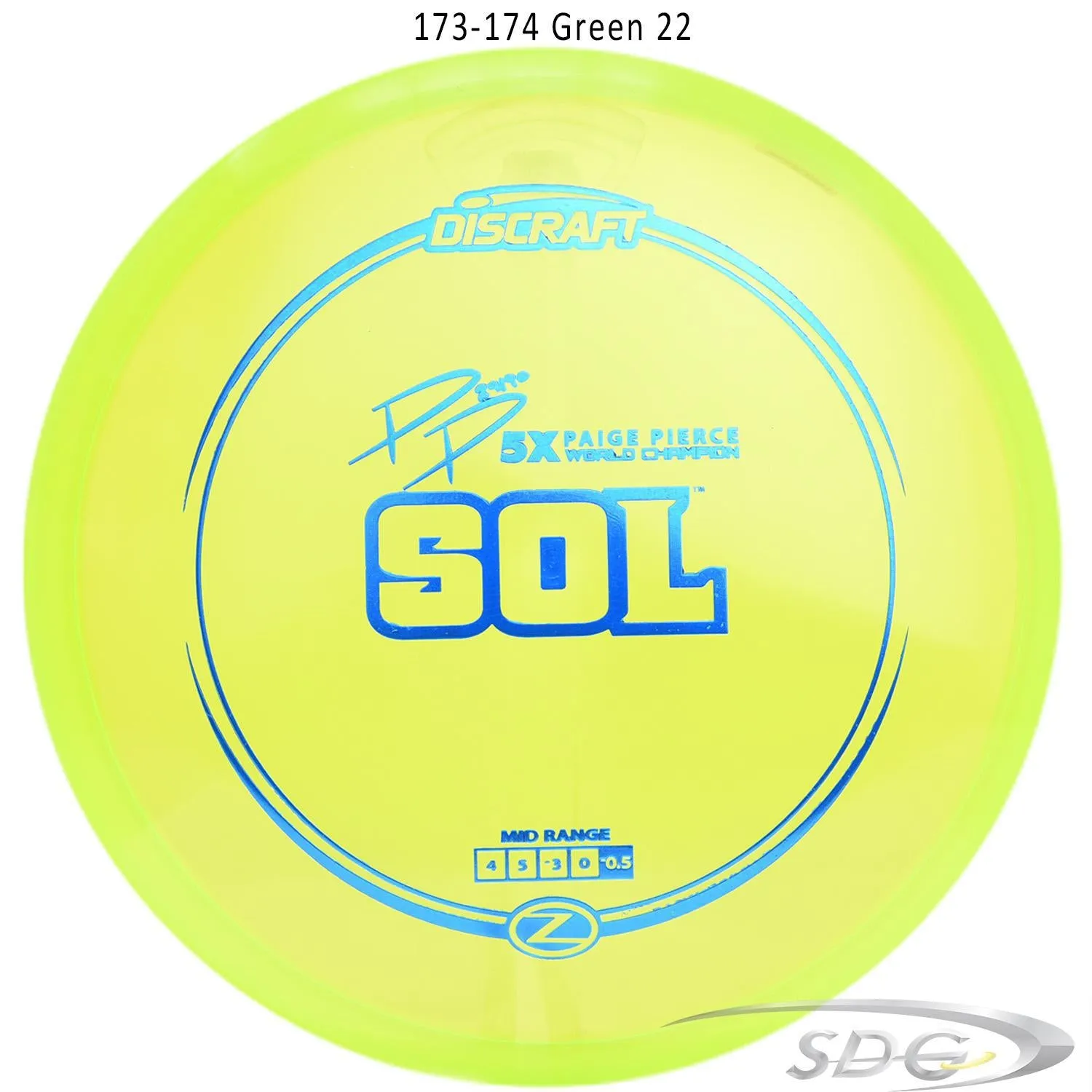 Discraft Z Line Sol Paige Pierce Signature Disc Golf Mid-Range