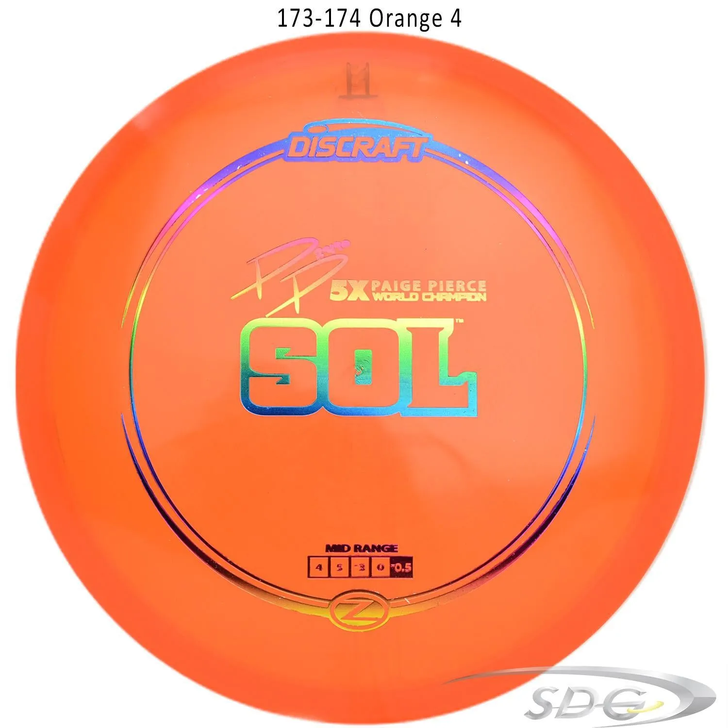 Discraft Z Line Sol Paige Pierce Signature Disc Golf Mid-Range