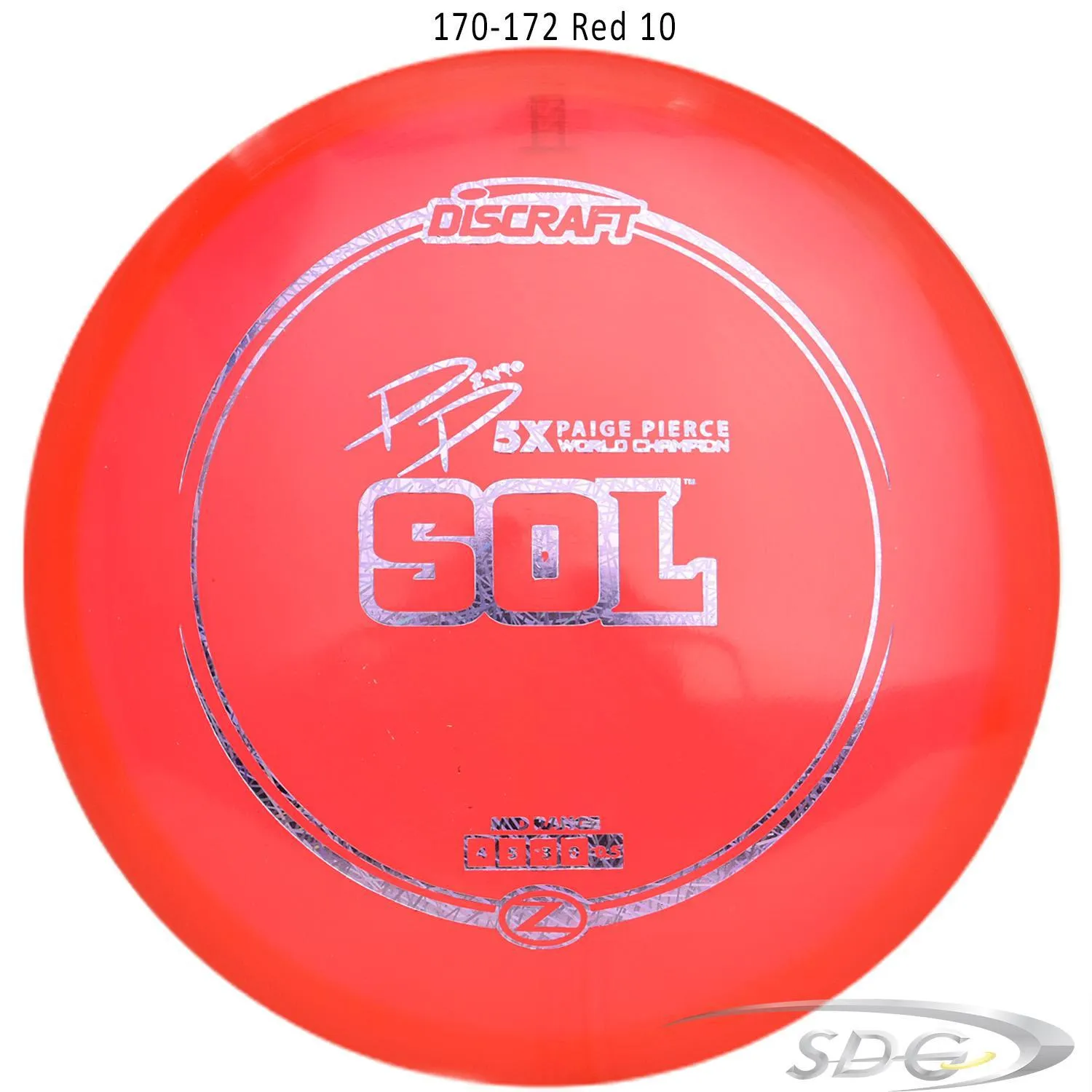 Discraft Z Line Sol Paige Pierce Signature Disc Golf Mid-Range