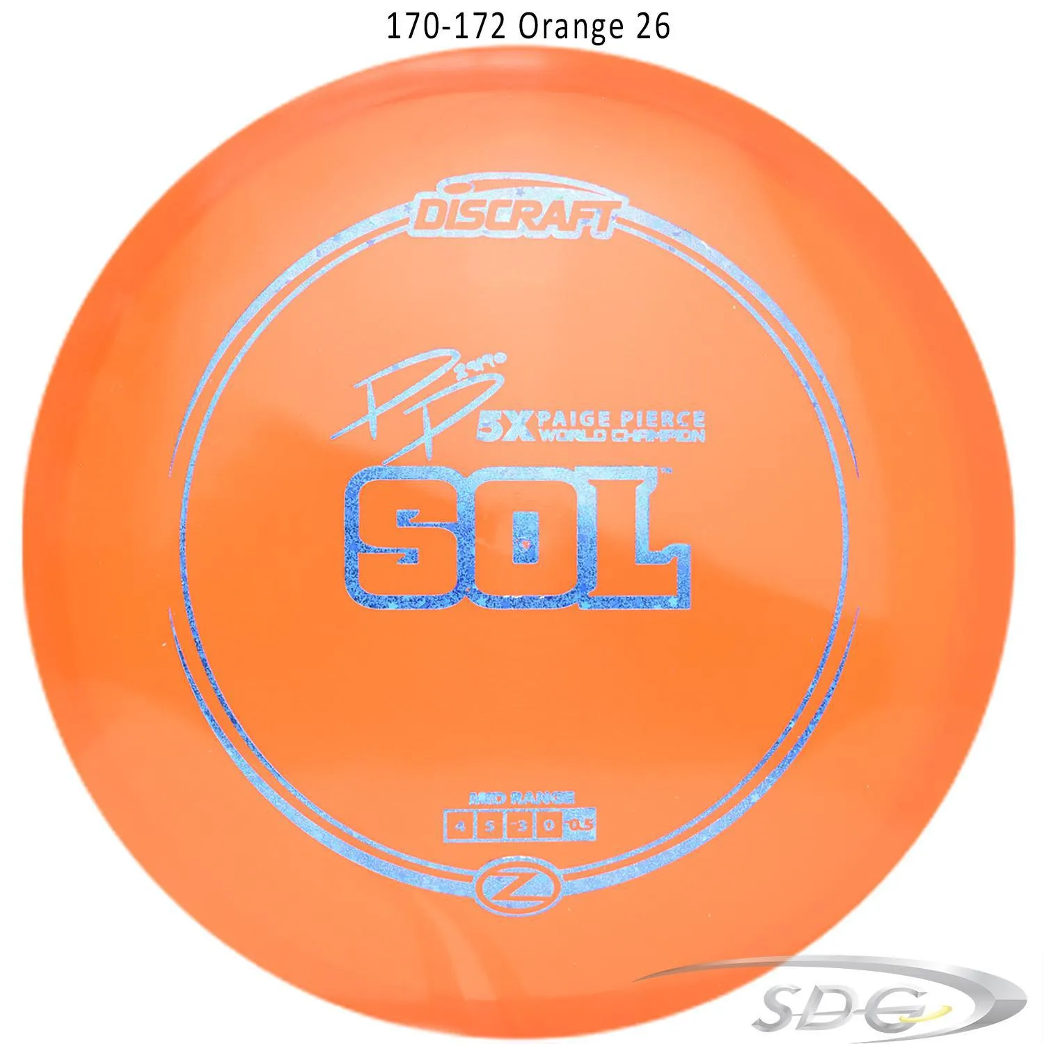 Discraft Z Line Sol Paige Pierce Signature Disc Golf Mid-Range