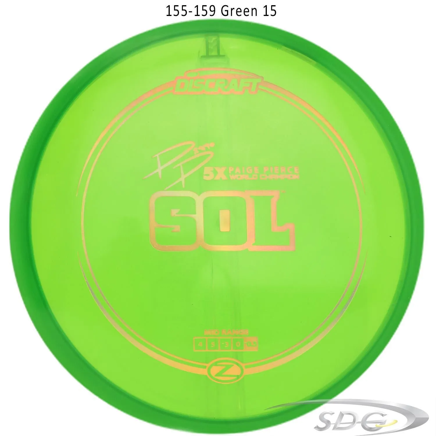 Discraft Z Line Sol Paige Pierce Signature Disc Golf Mid-Range