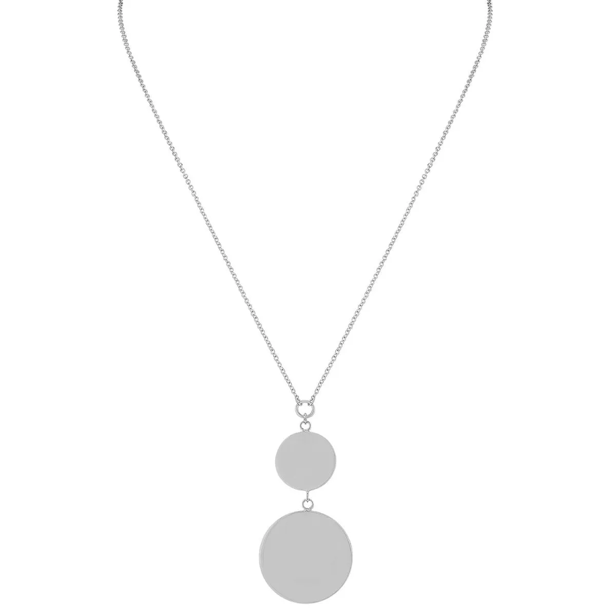 Double Disk Necklace