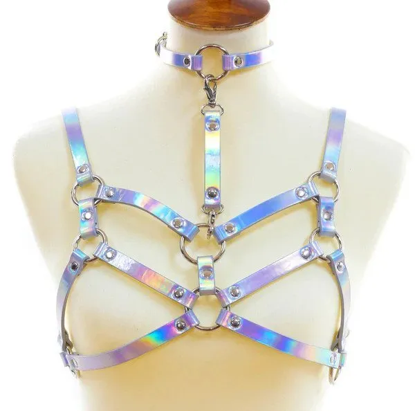 Double Strap Harness With Choker