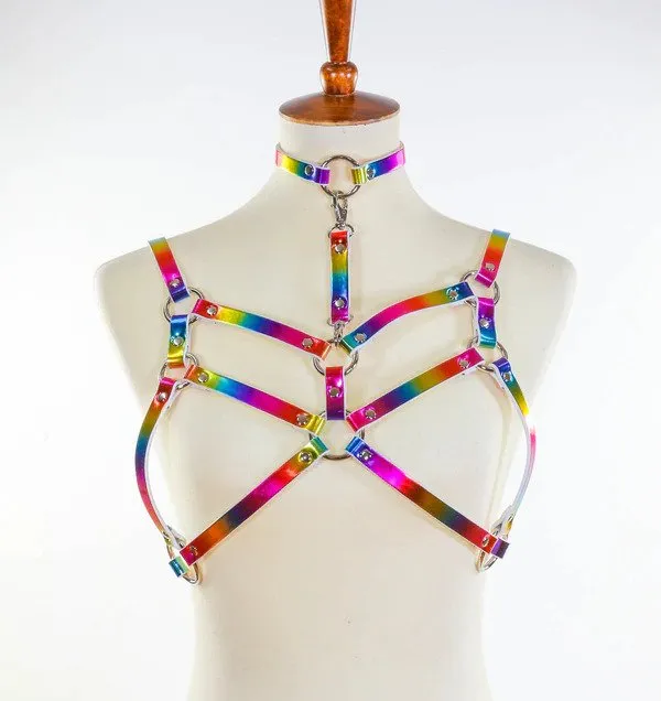 Double Strap Harness With Choker